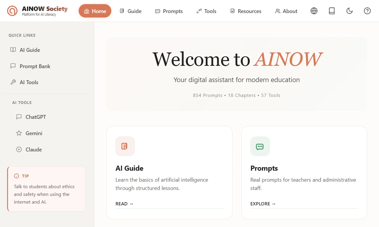AINOW Desktop